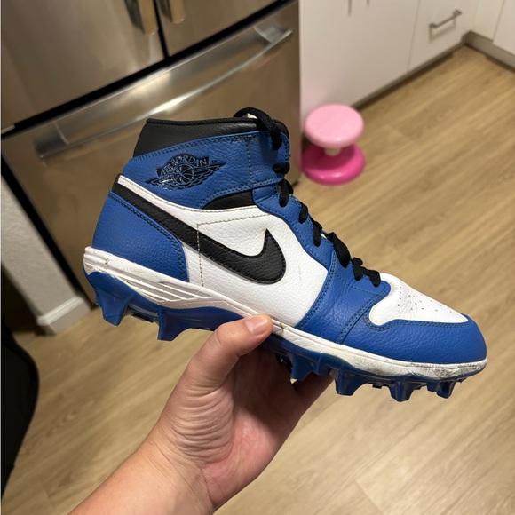 Nike Other - Jordan retro 1 high blue cleats
